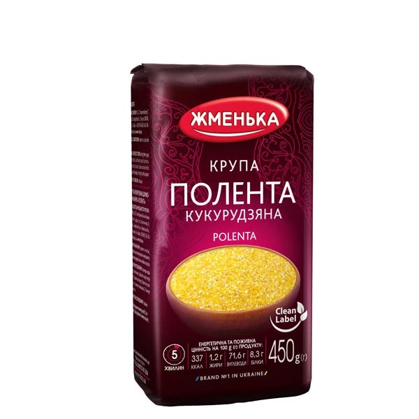 Polenta Zhmenka de sémola de maíz, 450 g