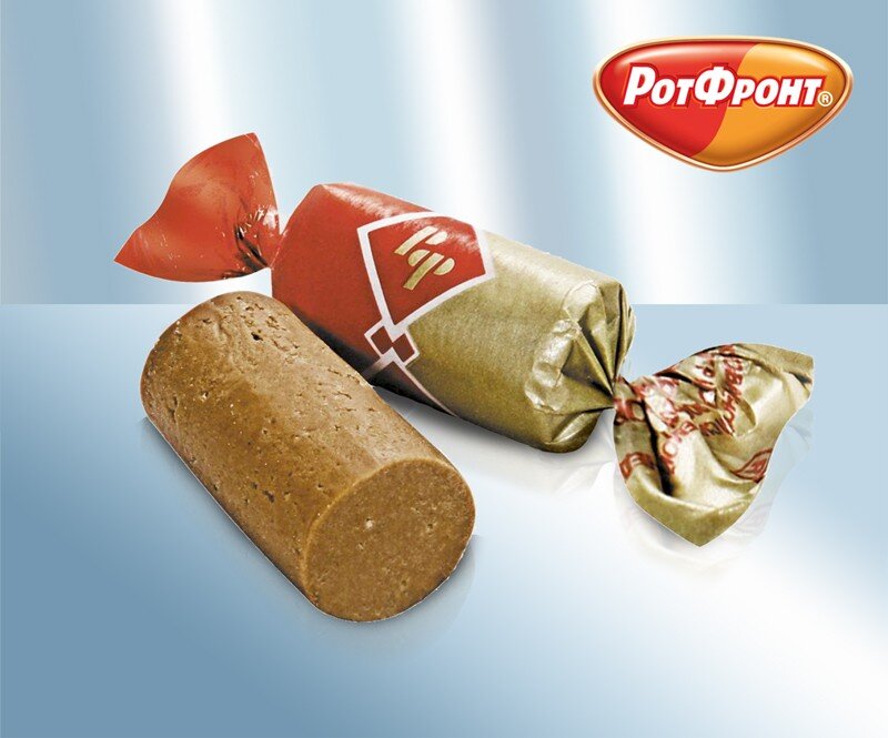 Конфеты батончик "Рот Фронт", Россия, 100 г
