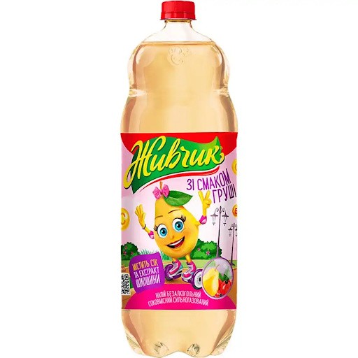 Zhivchik - Refresco carbonatado con sabor a pera 2l