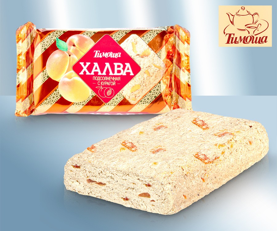 Халва подсолнечная с курагой 250 g