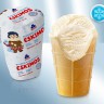 Helado cremoso con sabor a vainilla en vasito para gofres, 130ml