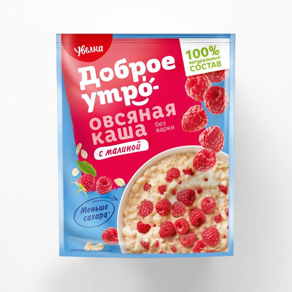 Вівсяна каша малина із вершками 5х40 г