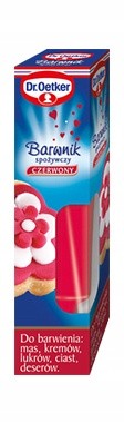 Пищевой краситель в гелеобразном красном цвете 10 г Dr. Oetker