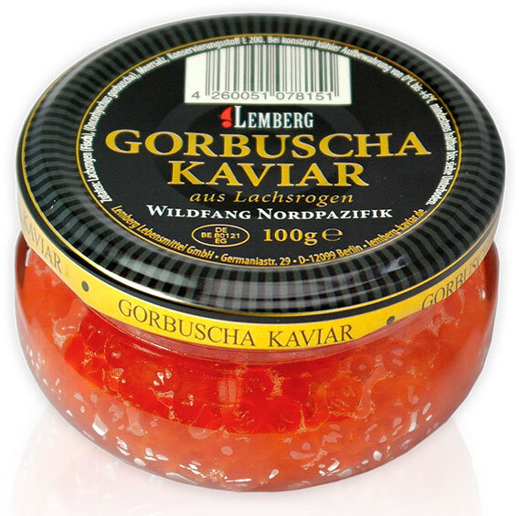 Икра лососевая Горбуша "Lemberg", 100 г